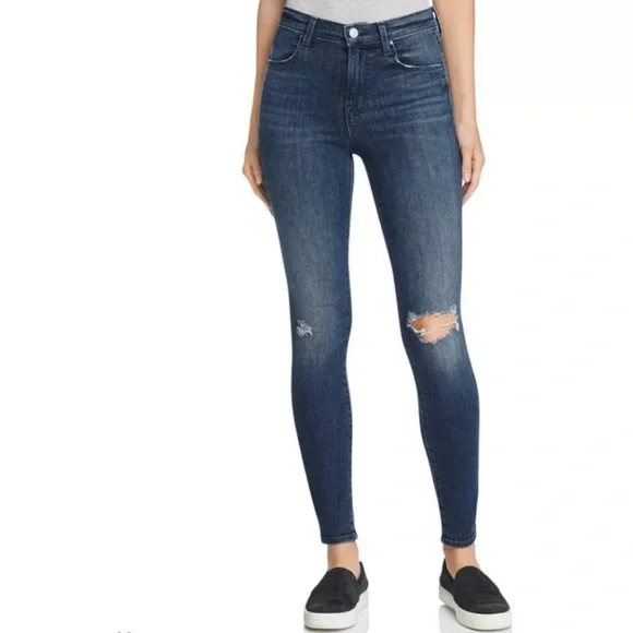J Brand | Maria Dark Wash Skinny Jean in Arrested | 26 - Picture 10 of 10